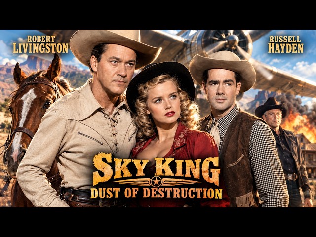 Why Did Saboteurs Target the Flying Cowboy? | Sky King Western Double Feature