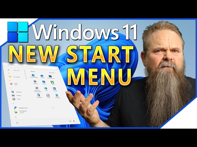 Get The New Windows 11 Start Menu Today!!