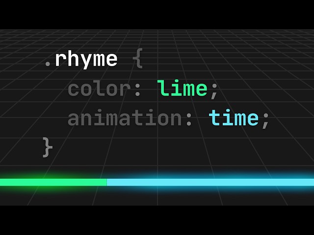 CSS tutorial, but it has to rhyme