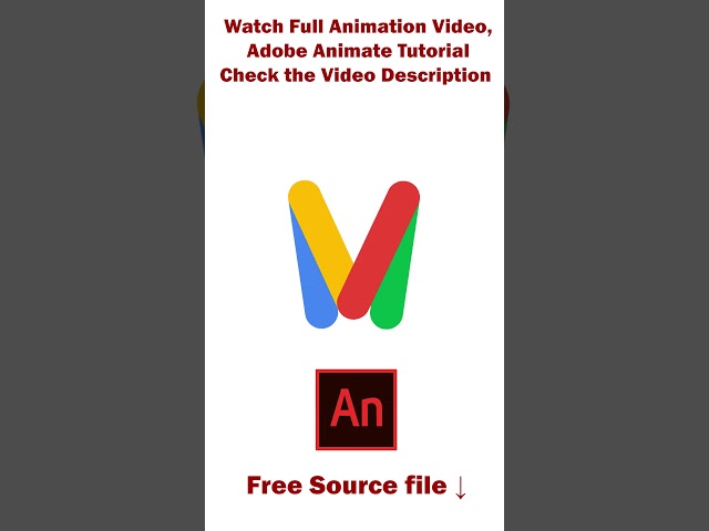 M letter Animation short #2danimation #adobeanimate  #tutorial