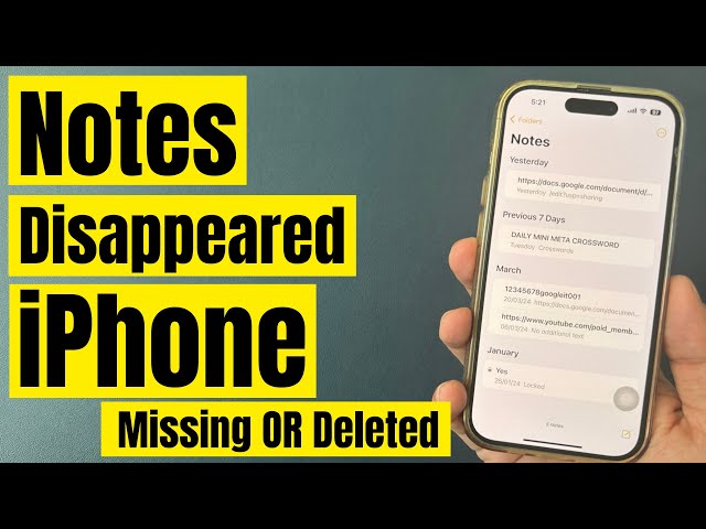 iPhone Notes Disappeared in iOS 27.0.1, 26.7 (Fixed) Note Missing, Recover Deleted Notes