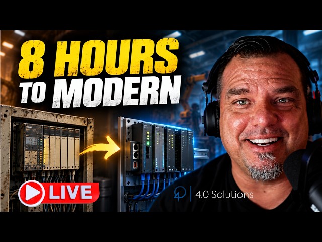 Eight Hours to Modern: The Future of PLC Retrofits