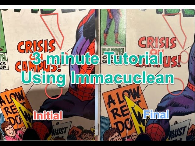 3 minute tutorial - Immacuclean Use Example on Amazing Spider-Man 68