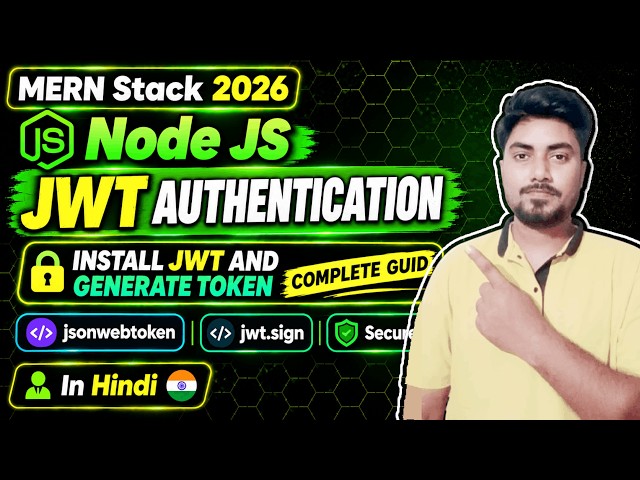 JWT Authentication in Node.js | TypeScript | Install jsonwebtoken & Generate Token | MERN 2026 | #42