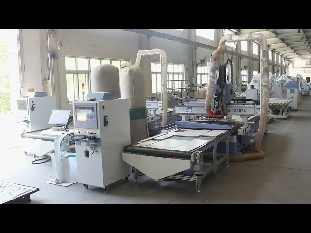 one-to-two intelligent cutting workstation for furniture making