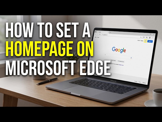 How to Set a Homepage on Microsoft Edge (Fast & Easy)