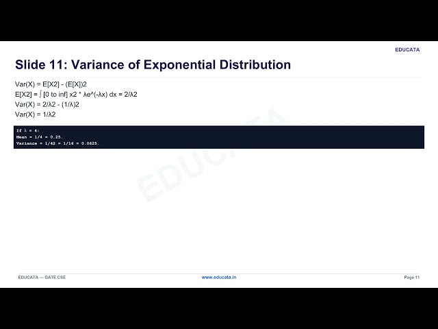 Episode 24: Probability: Continuous Distributions (Uniform, Exponential, Normal) | GATE CSE