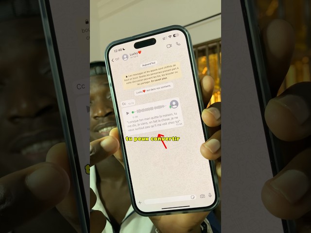 WhatsApp: convert a vowel into text. ￼