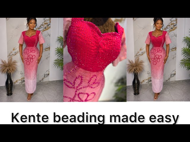 KENTE BEADING TUTORIAL | Full Step-by-Step Process from Start to Finish ✨🇬🇭