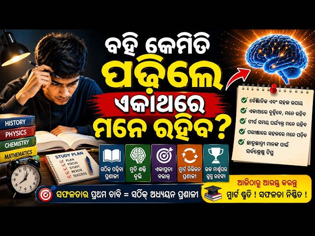 How to Study Books and Remember Everything Easily | Best Study Techniques | Memory Tips for Students