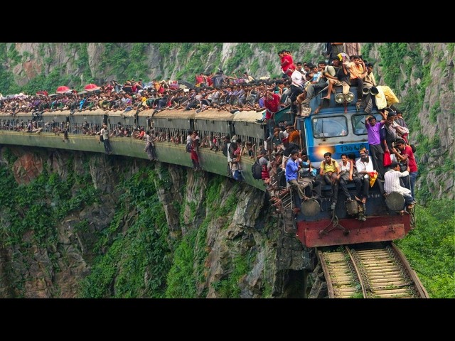 World's Most Dangerous Railway Roads on Earth | 4K Travel Documentary