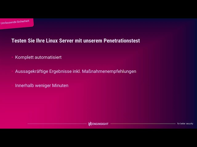 Linux Server Konfiguration - Best Practice für mehr Sicherheit