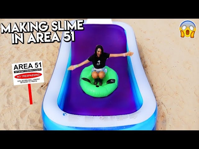 we stormed Area 51 and made SLIME!