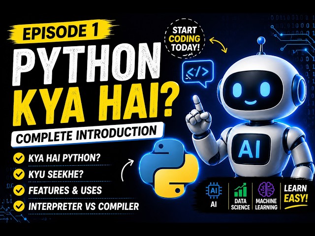 Chapter 1 | Python for Beginners in Hindi  | Full Introduction