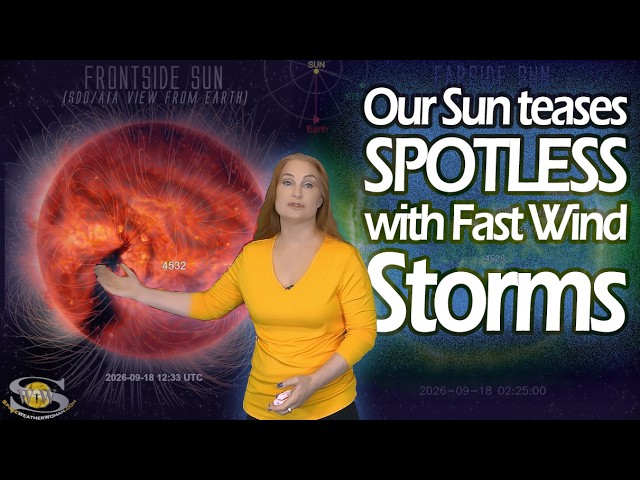 Our Sun Flirts with a Spotless Day & Fast Wind Comes | Space Weather Spotlight 21 September 2026