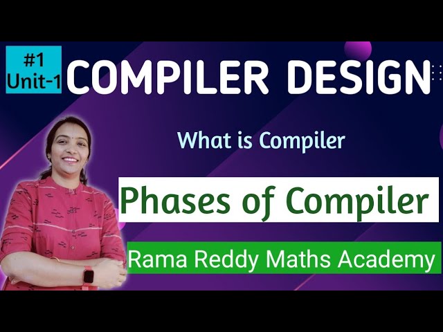JNTUH | Compiler Design Introduction | Phases of Compiler | Compiler Design in Telugu | @Ramareddyma