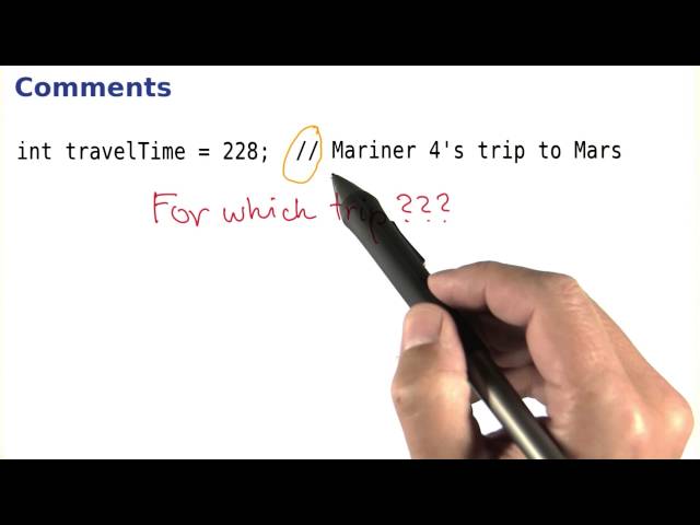 Comments - Intro to Java Programming
