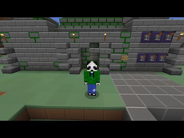 How to make a coded piston door-MCPE