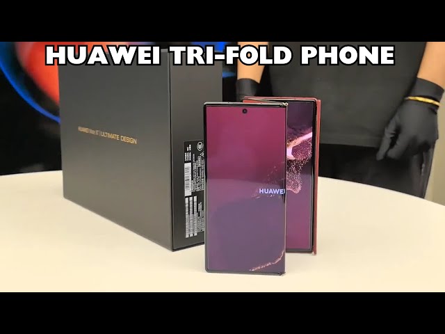 Huawei Mate XT Tri-Fold Phone Full Unboxing