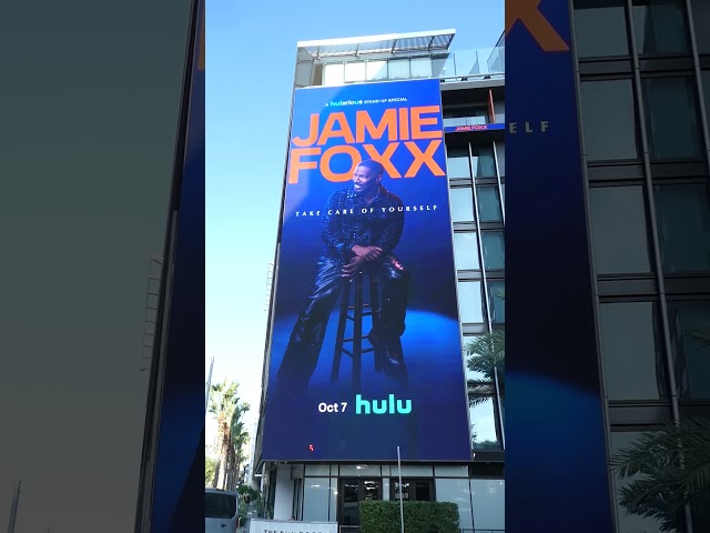 Jamie Foxx Take Care of Yourself Billboard Sunset Blvd Los Angeles California September 24, 2026