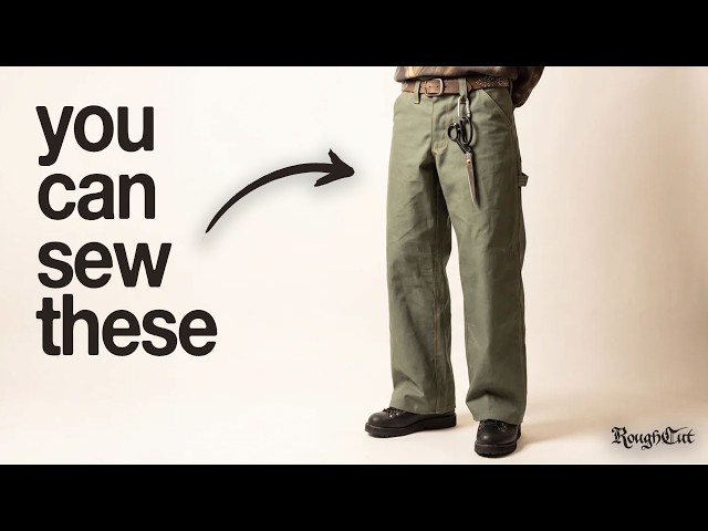 These Carpenter Jeans Look Complicated… But You Can Sew Them