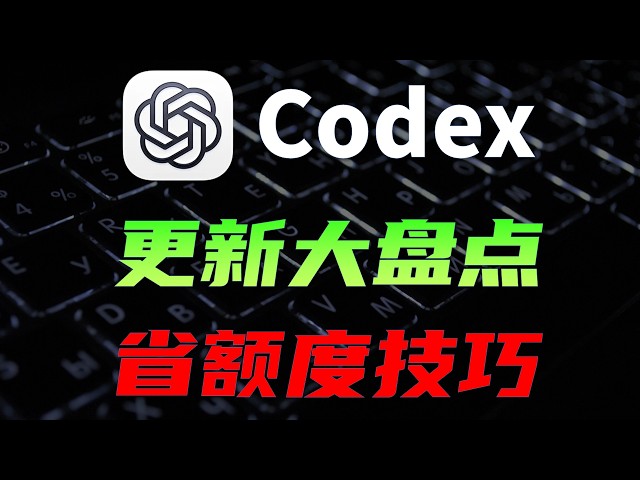 盘点Codex(ChatGPT)半年间更新，省Token技巧 + 新奇玩法