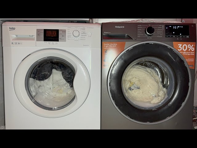 WASH RACE | Beko WMB Vs “Hotpoint” Fabricare | Cotton 60c 