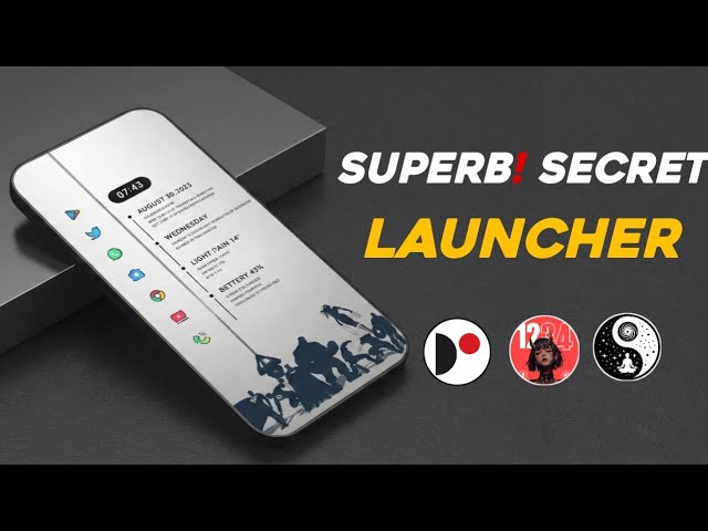 “Superb Secret Launcher 🤯 || The Most Underrated Android Customization Ever”⚡