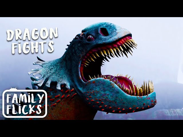 Best Dragon Fight Scenes | How To Train Your Dragon Franchise | Family Flicks