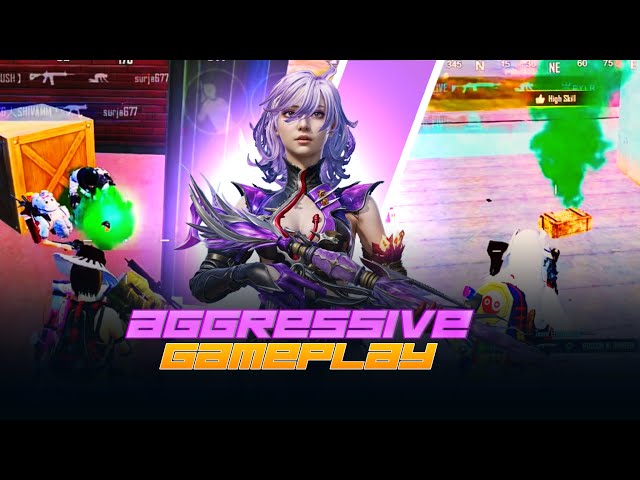 BGMI - AGGRESSIVE￼ GAMEPLAY OF 1VS4 🥵 #bgmi #bgmigameplay #epicbgmi #jonathangame #bgmishorts