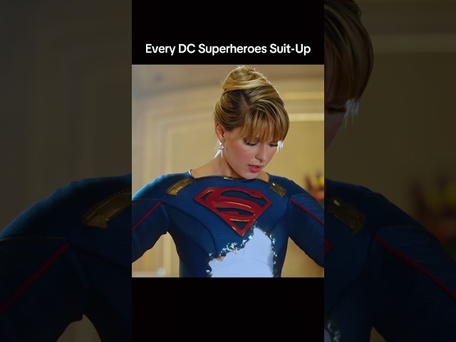 Every DC Superheroes Suit-Up ☠️ #shorts