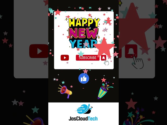 Happy new year #2024 #jascloudtech #aws #awstraining #keepsupporting #keeplearning #keepgoing