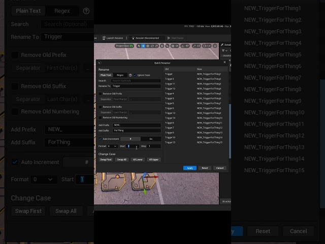 BATCH RENAMING IN UEFN! #uefn #fortnite #fortnitecreative