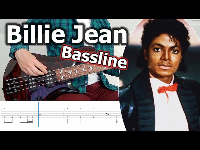 Michael Jackson - Billie Jean Bassline | Bass Tutorial + Tabs