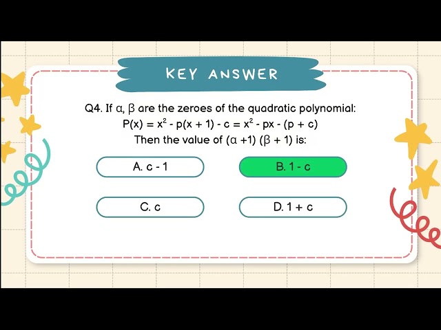 BODMAS & Quadratic Equations MCQ Quiz | Tricky Maths Problems, Concepts & Fast Calculation Challenge
