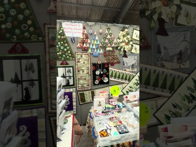 Cornish Winter Fair - everything local #patchwork #quilted #wadebridge #sew #quiltdesign