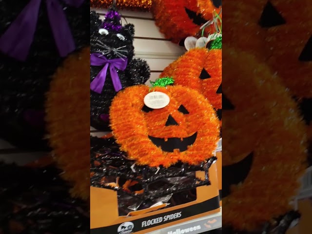 Dollar Tree Halloween Decor Shopping #dollartree #halloweendecorations  #dollartreehalloween #vlog
