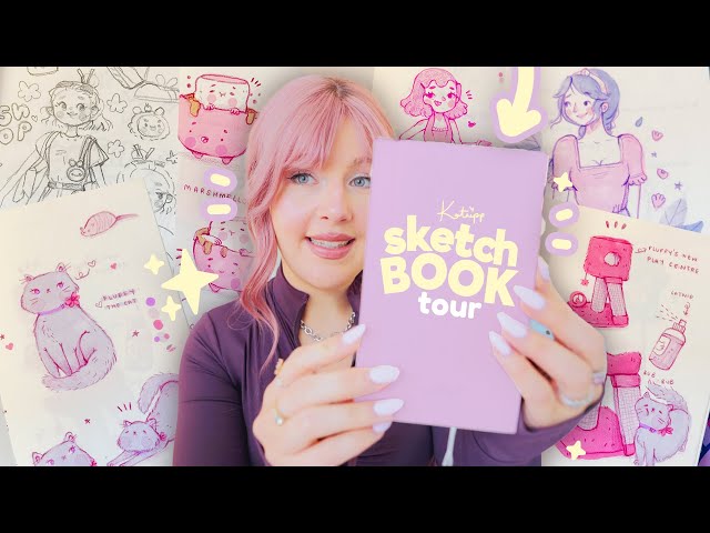 a full-time kawaii artist ✿ sketchbook tour ✿