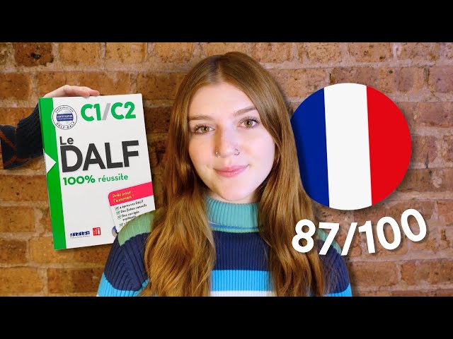 How I passed the DALF C1 French exam! (tips, resources, test info)