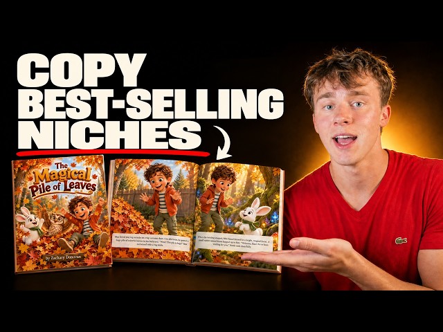 I CLONED a Best-Selling Kids Book Niche… And Designed My Own With AI (Amazon KDP)
