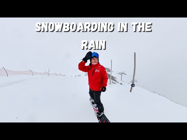 Snowboarding In The Rain Is Not Fun