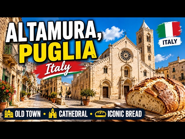 ALTAMURA, PUGLIA 🇮🇹 | Old Town Walk, Stunning Cathedral & Famous Altamura Bread