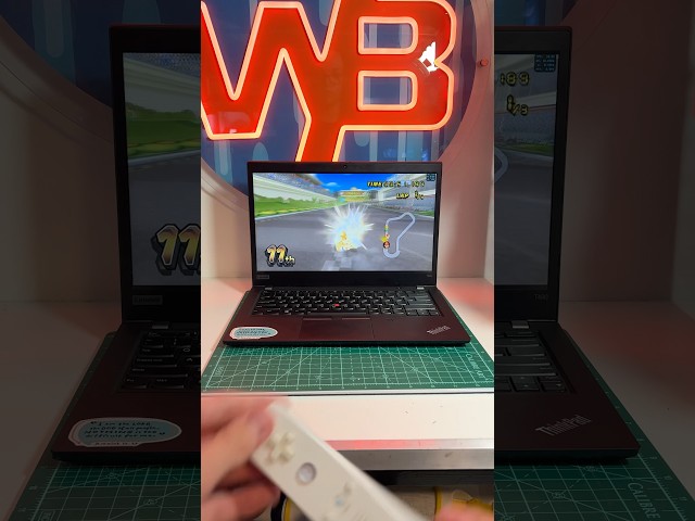 How does this laptop play Wii games?? #tech #gaming #emulator