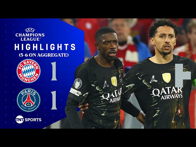 PSG Set Up Arsenal Showdown 🏆 | Bayern Munich 1-1 PSG (5-6 AGG) | UEFA Champions League Highlights
