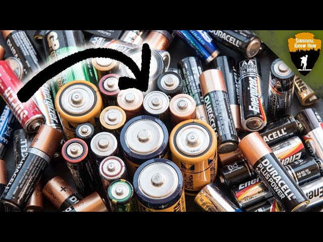 Start a FIRE Using Your Flashlights BATTERIES