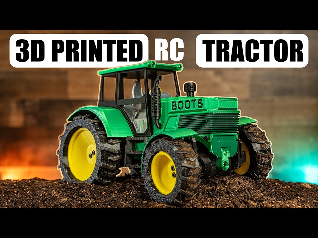 3D Printed RC Tractor - DIY