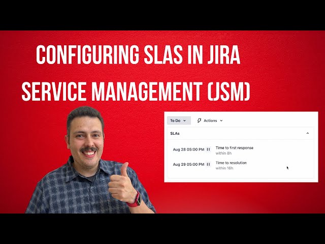 Service Level Agreements (SLA's) in Jira Service Management (JSM)