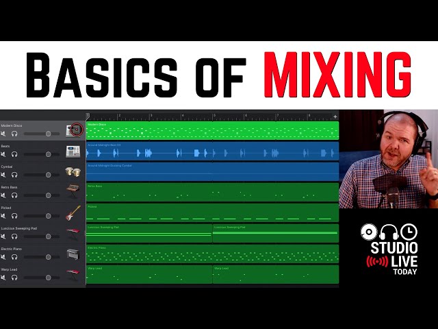 How to mix in GarageBand iOS for beginners (iPad/iPhone)