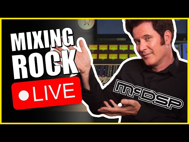 Mixing A FULL Rock Band LIVE with McDSP Plugins