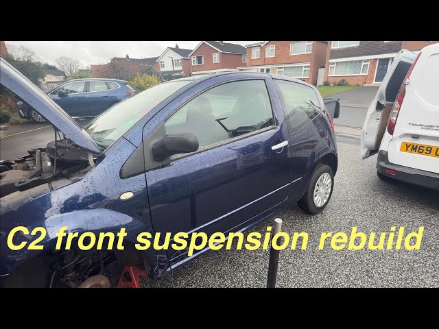 Citroen C2 front suspension rebuild no one wanted to do ! 